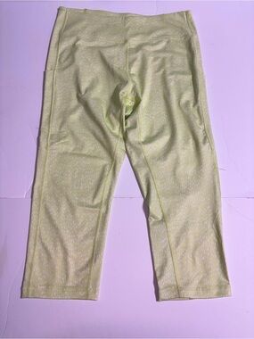 tek gear Neon Lime Cropped Workout Leggings